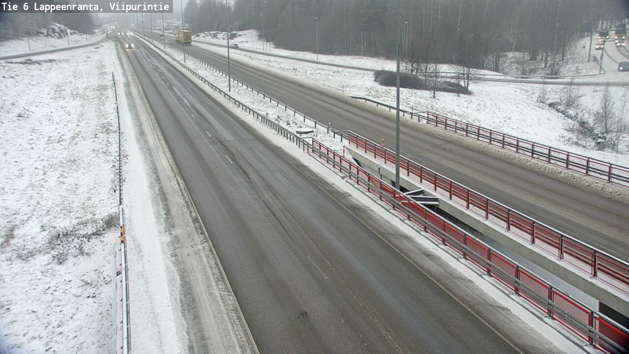 Weather Camera Image Väg 6 Villmanstrand, Viipurintie, Lappeenranta, Etelä-Karjala