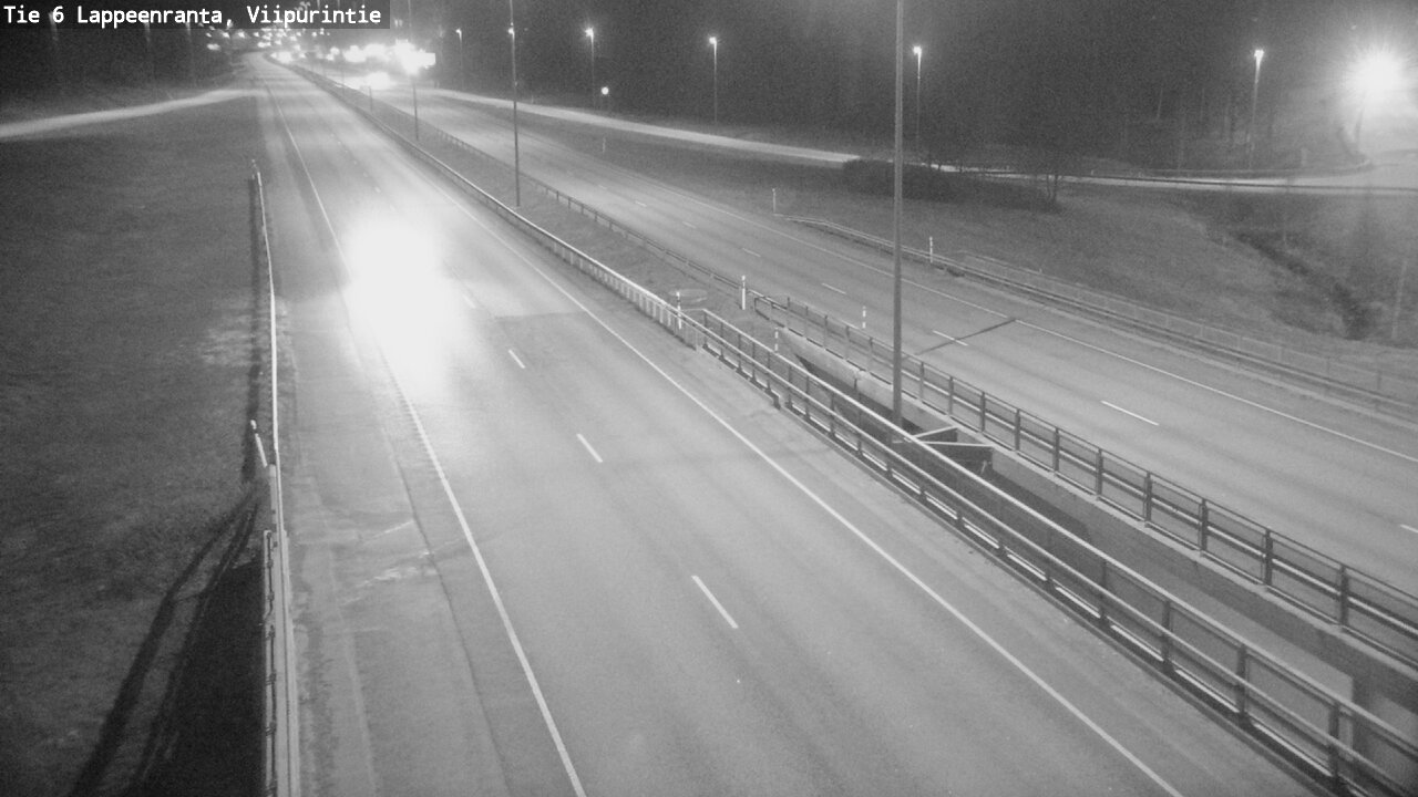 Weather Camera Image Road 6 Lappeenranta, Viipurintie, Lappeenranta, Etelä-Karjala