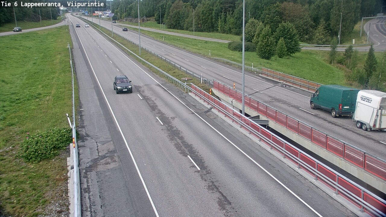 Weather Camera Image Road 6 Lappeenranta, Viipurintie, Lappeenranta, Etelä-Karjala