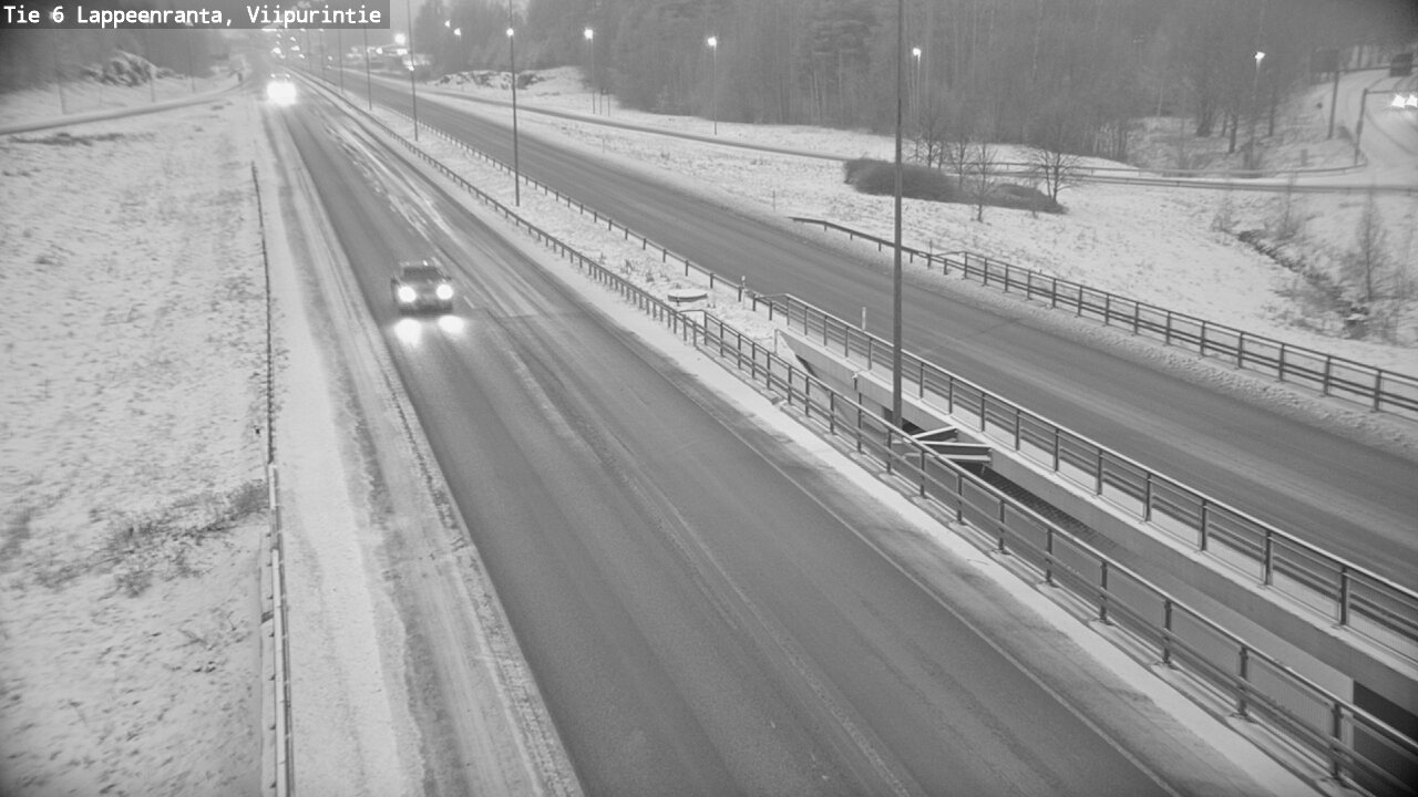 Weather Camera Image Väg 6 Villmanstrand, Viipurintie, Lappeenranta, Etelä-Karjala