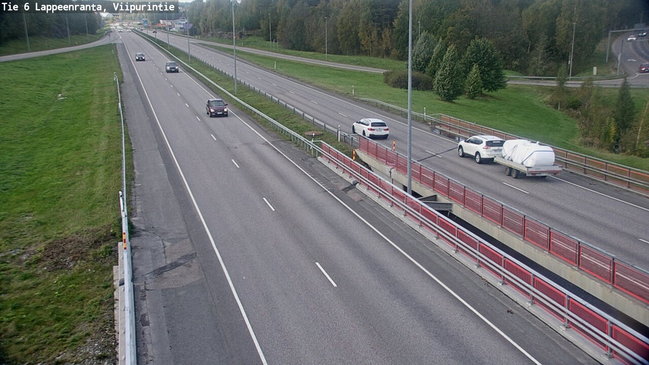 Weather Camera Image Road 6 Lappeenranta, Viipurintie, Lappeenranta, Etelä-Karjala