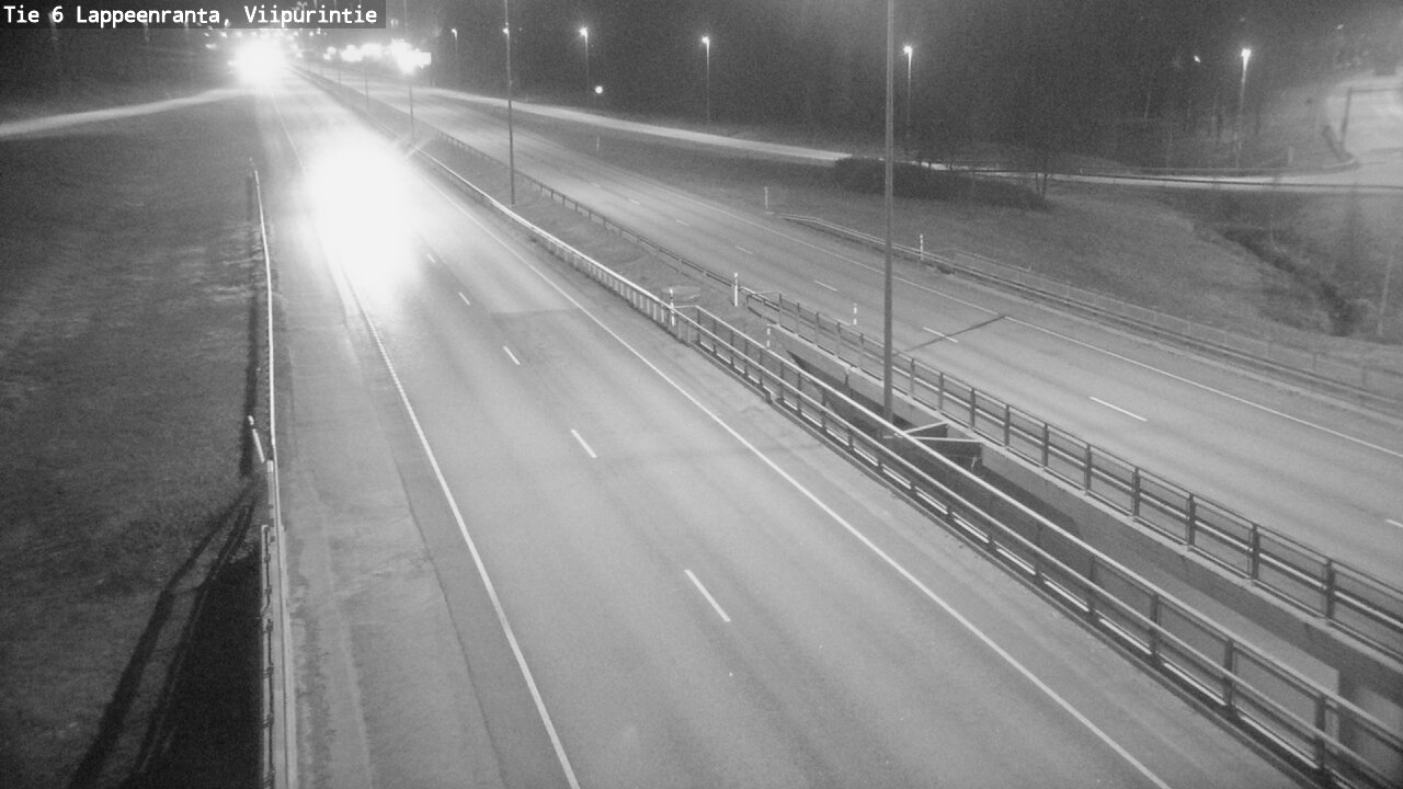 Weather Camera Image Road 6 Lappeenranta, Viipurintie, Lappeenranta, Etelä-Karjala