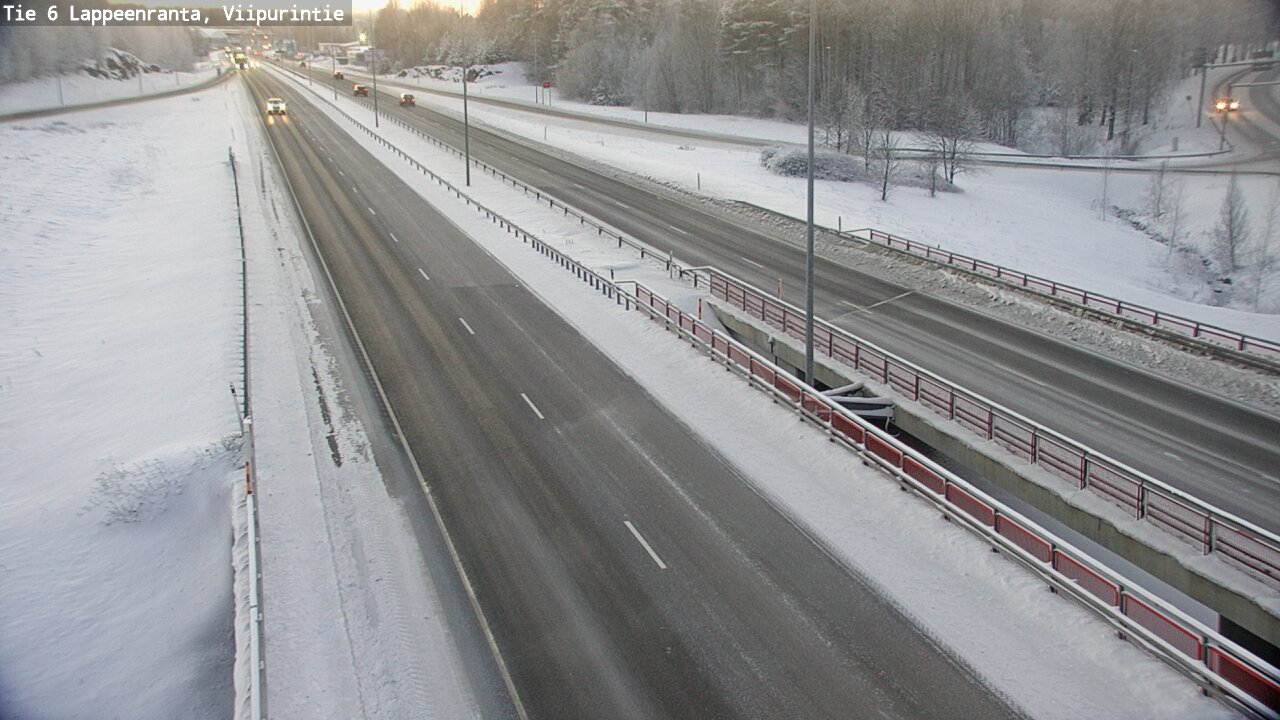 Weather Camera Image Road 6 Lappeenranta, Viipurintie, Lappeenranta, Etelä-Karjala