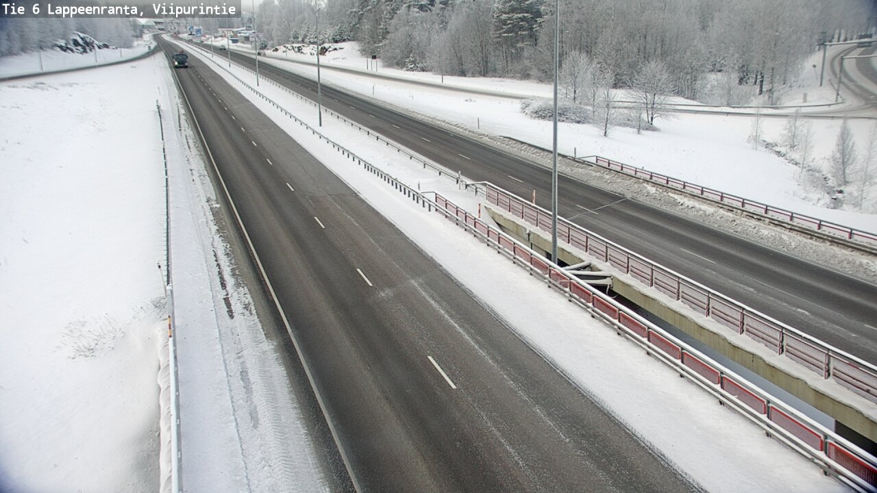 Weather Camera Image Road 6 Lappeenranta, Viipurintie, Lappeenranta, Etelä-Karjala
