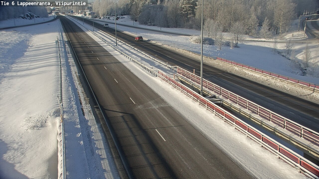 Weather Camera Image Road 6 Lappeenranta, Viipurintie, Lappeenranta, Etelä-Karjala