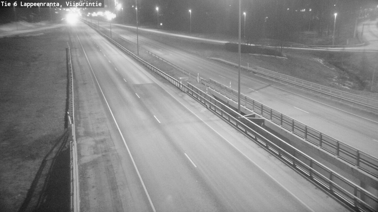 Weather Camera Image Road 6 Lappeenranta, Viipurintie, Lappeenranta, Etelä-Karjala