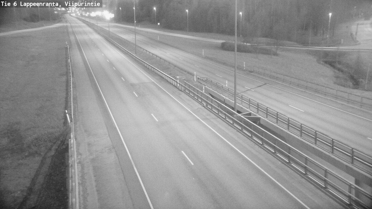 Weather Camera Image Road 6 Lappeenranta, Viipurintie, Lappeenranta, Etelä-Karjala