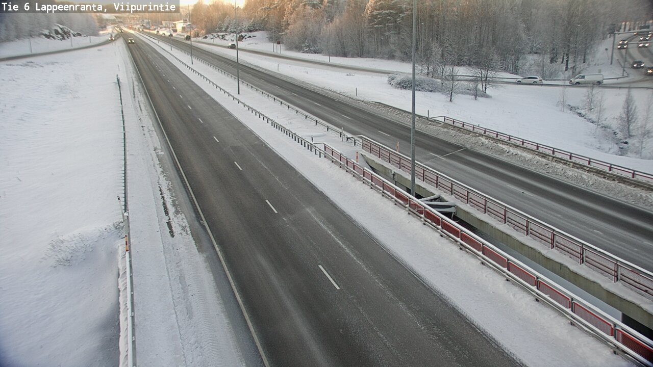 Weather Camera Image Väg 6 Villmanstrand, Viipurintie, Lappeenranta, Etelä-Karjala