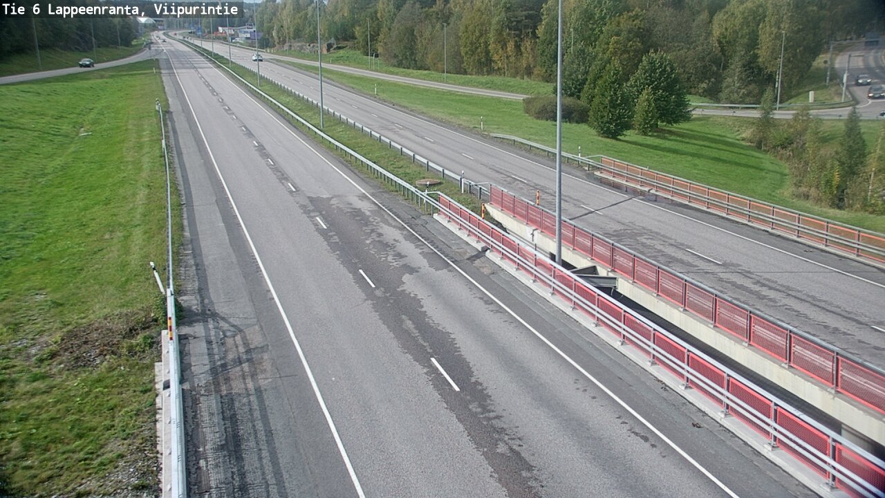 Weather Camera Image Road 6 Lappeenranta, Viipurintie, Lappeenranta, Etelä-Karjala