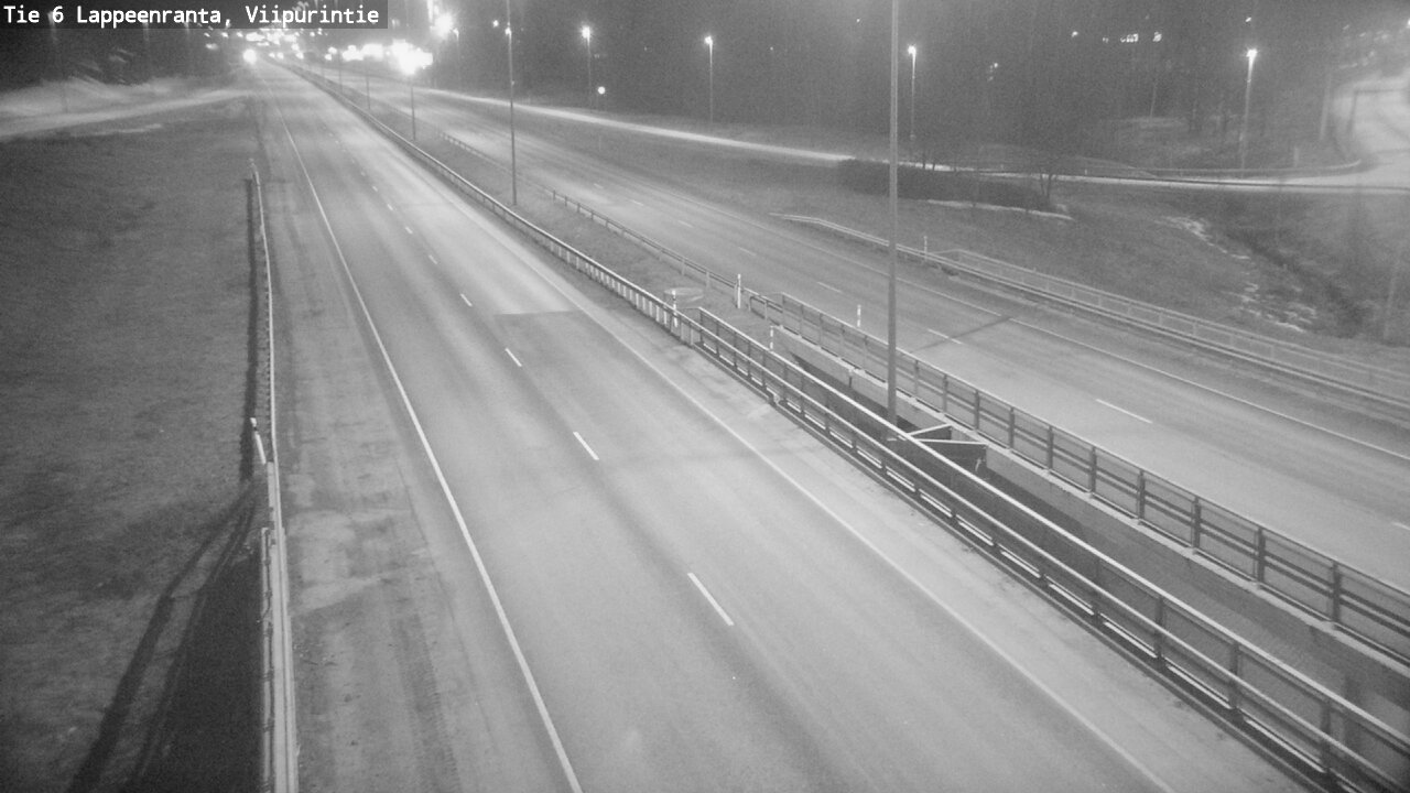 Weather Camera Image Road 6 Lappeenranta, Viipurintie, Lappeenranta, Etelä-Karjala