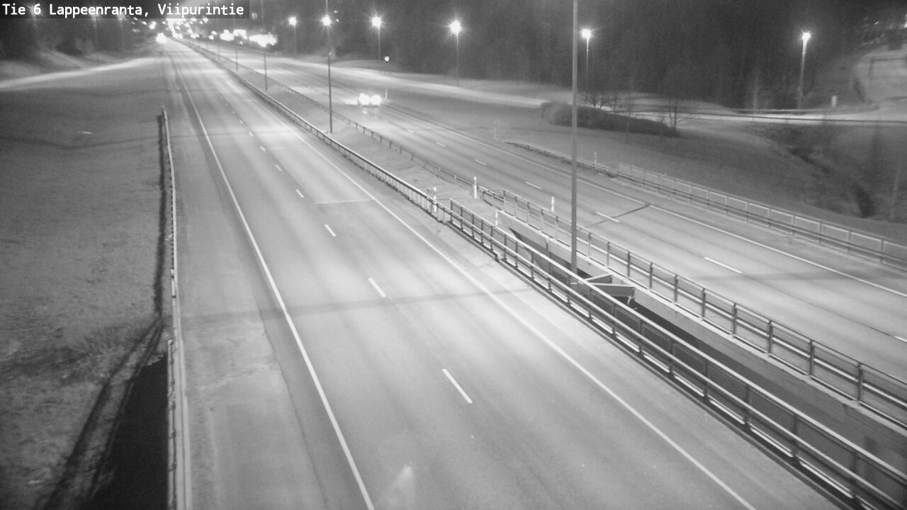 Weather Camera Image Road 6 Lappeenranta, Viipurintie, Lappeenranta, Etelä-Karjala