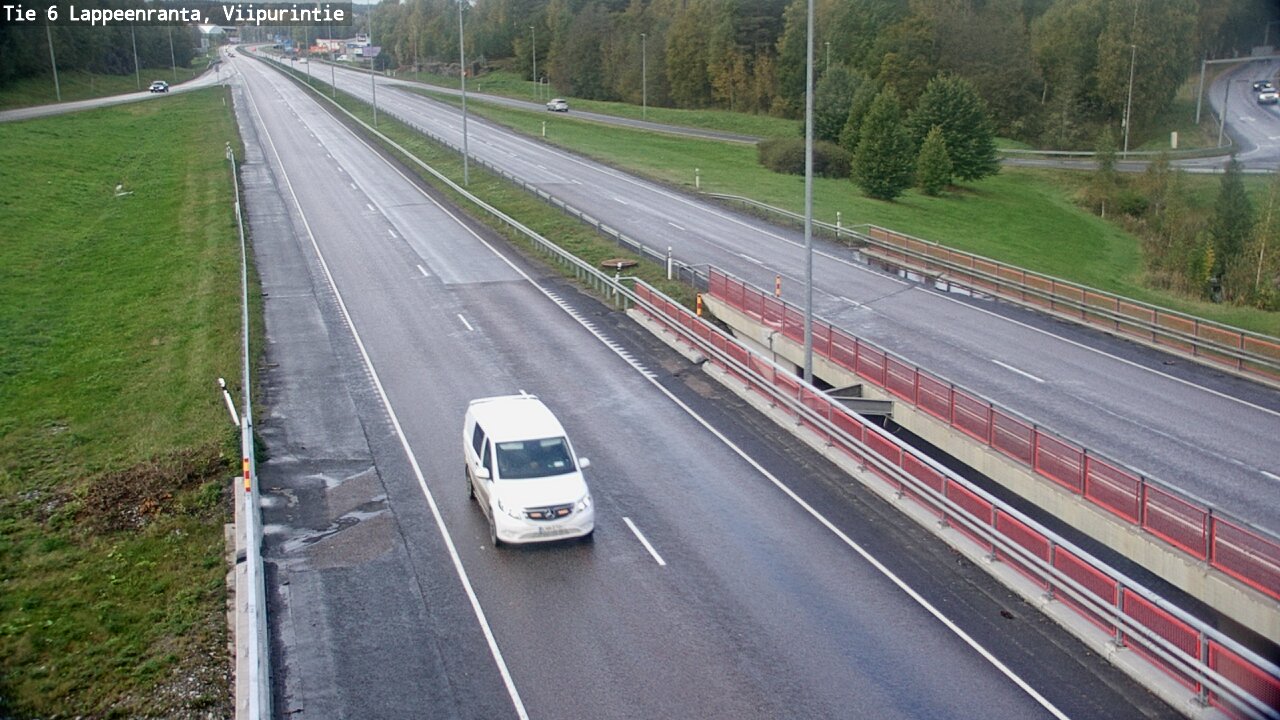 Weather Camera Image Road 6 Lappeenranta, Viipurintie, Lappeenranta, Etelä-Karjala