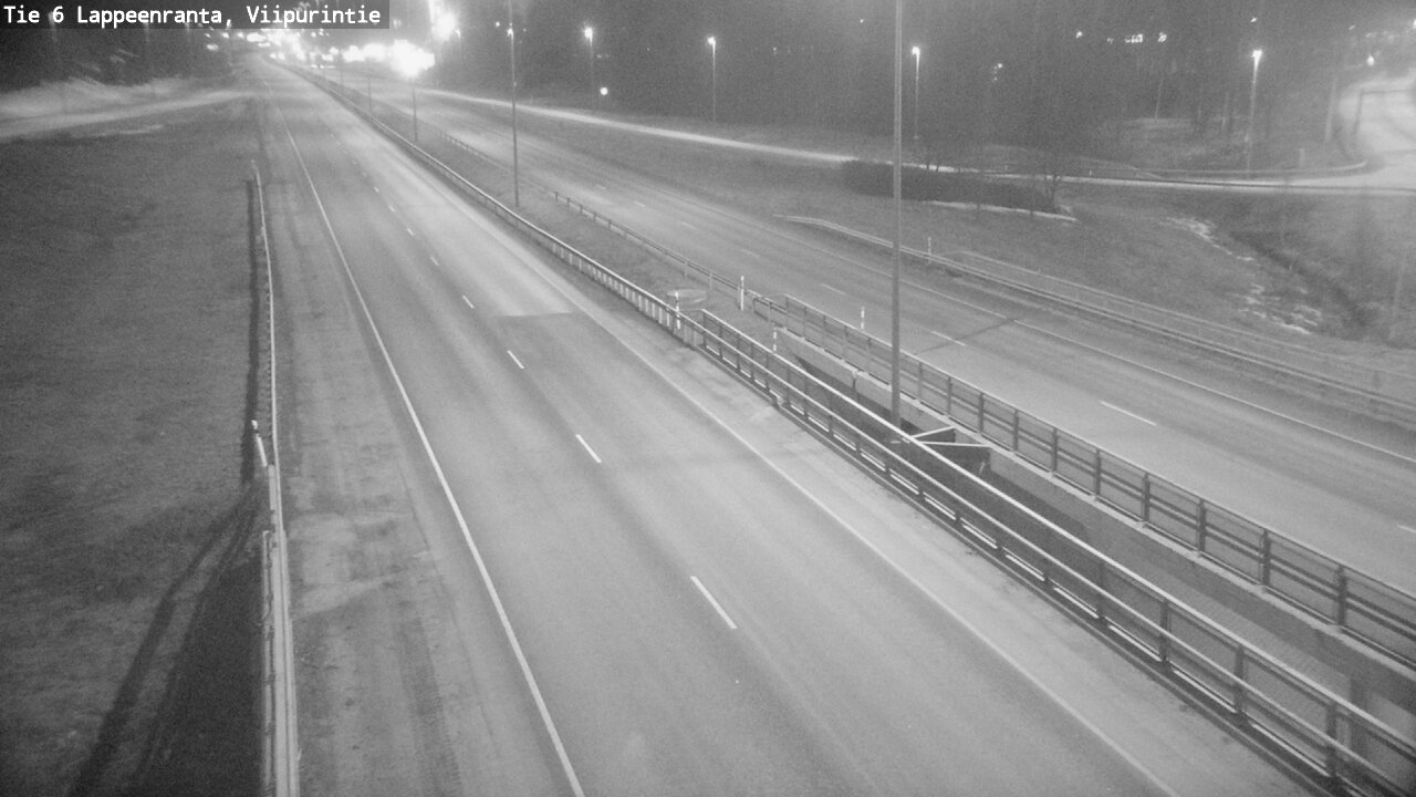 Weather Camera Image Road 6 Lappeenranta, Viipurintie, Lappeenranta, Etelä-Karjala