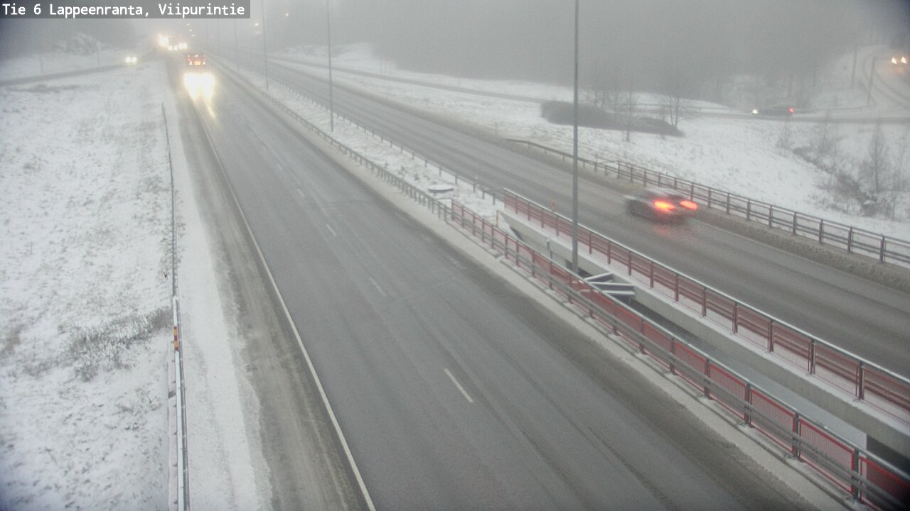 Weather Camera Image Väg 6 Villmanstrand, Viipurintie, Lappeenranta, Etelä-Karjala