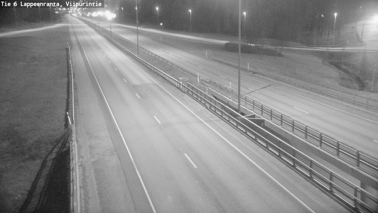 Weather Camera Image Road 6 Lappeenranta, Viipurintie, Lappeenranta, Etelä-Karjala