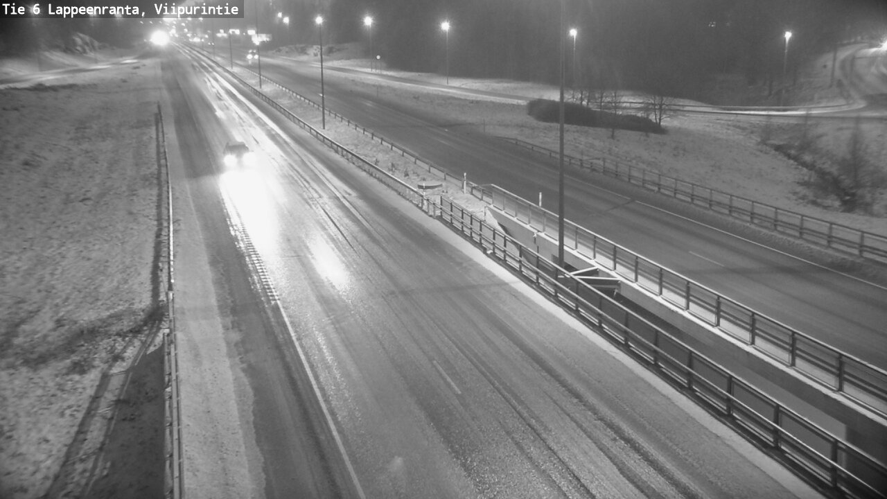 Weather Camera Image Väg 6 Villmanstrand, Viipurintie, Lappeenranta, Etelä-Karjala