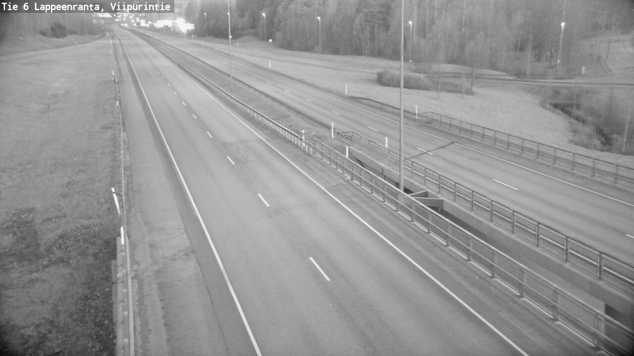 Weather Camera Image Road 6 Lappeenranta, Viipurintie, Lappeenranta, Etelä-Karjala