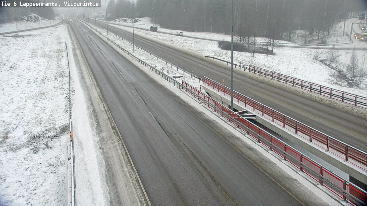Weather Camera Image Väg 6 Villmanstrand, Viipurintie, Lappeenranta, Etelä-Karjala