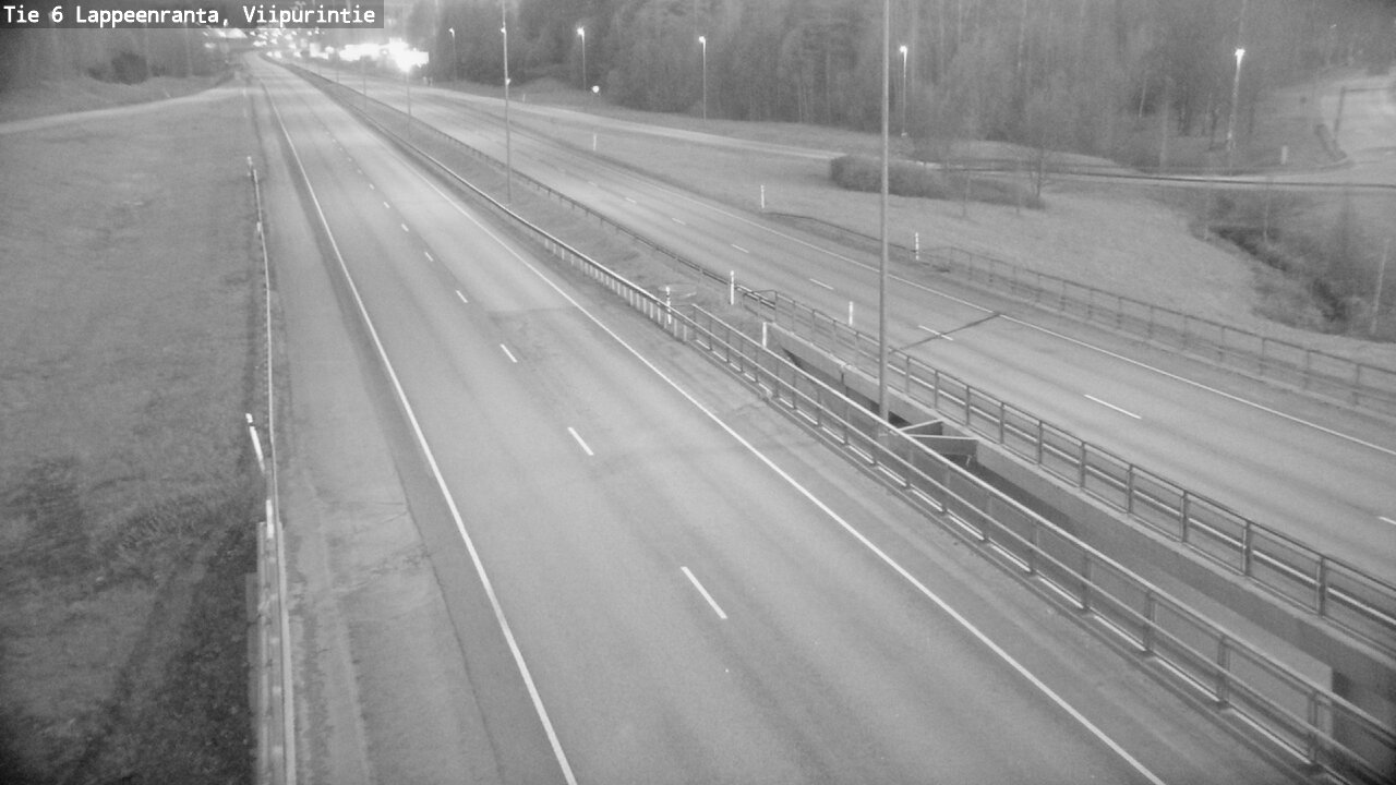 Weather Camera Image Road 6 Lappeenranta, Viipurintie, Lappeenranta, Etelä-Karjala