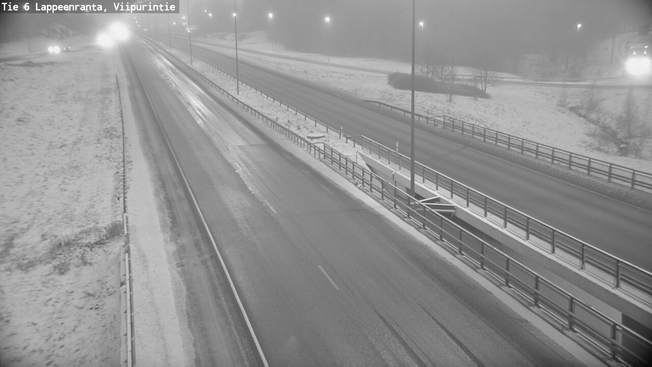 Weather Camera Image Väg 6 Villmanstrand, Viipurintie, Lappeenranta, Etelä-Karjala