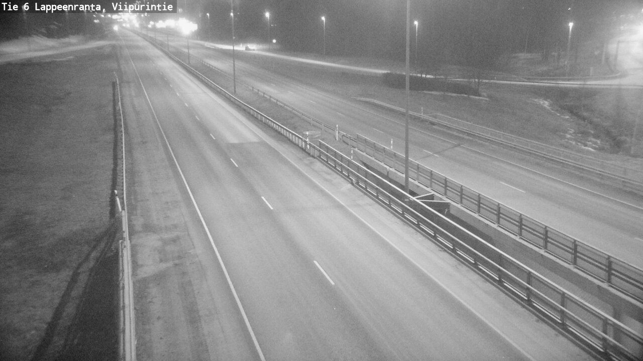 Weather Camera Image Road 6 Lappeenranta, Viipurintie, Lappeenranta, Etelä-Karjala