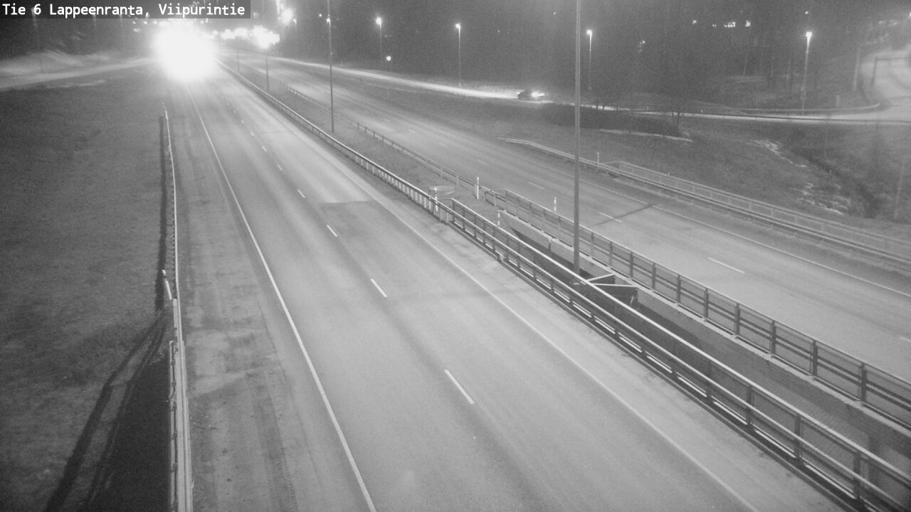 Weather Camera Image Road 6 Lappeenranta, Viipurintie, Lappeenranta, Etelä-Karjala