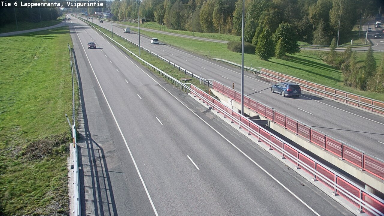Weather Camera Image Road 6 Lappeenranta, Viipurintie, Lappeenranta, Etelä-Karjala