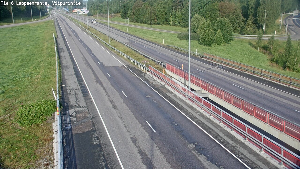 Weather Camera Image Road 6 Lappeenranta, Viipurintie, Lappeenranta, Etelä-Karjala