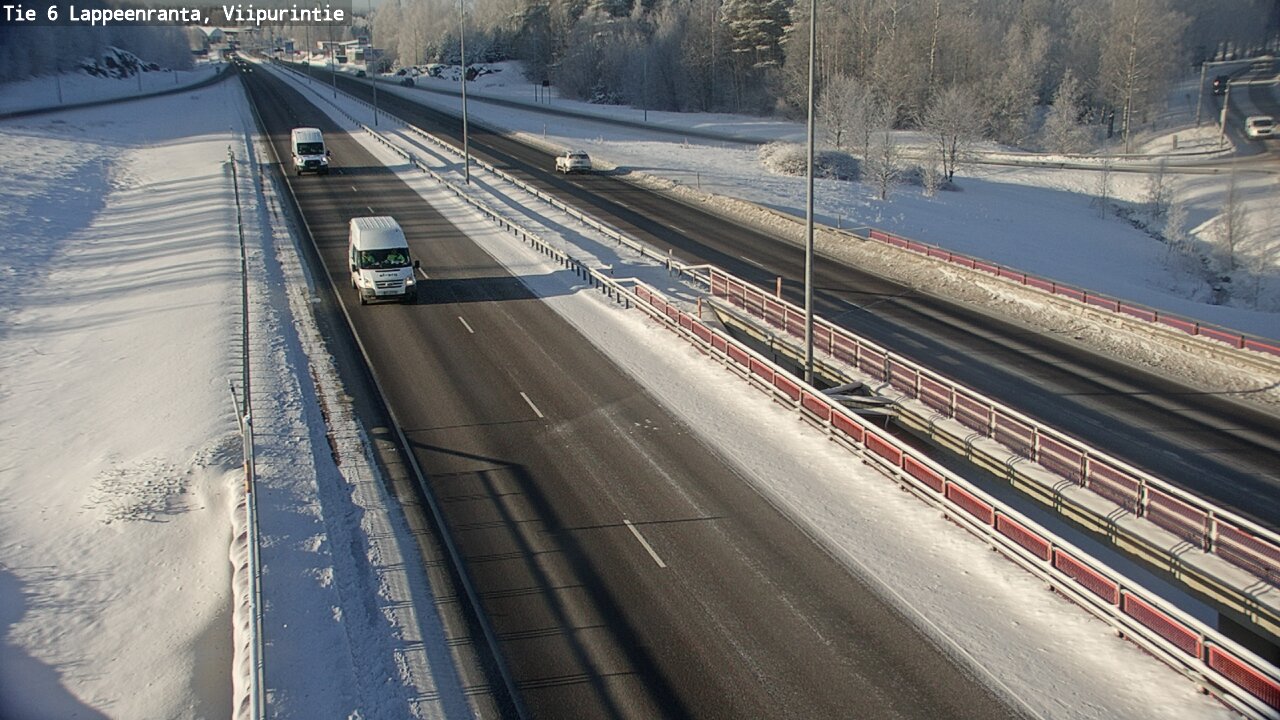 Weather Camera Image Road 6 Lappeenranta, Viipurintie, Lappeenranta, Etelä-Karjala