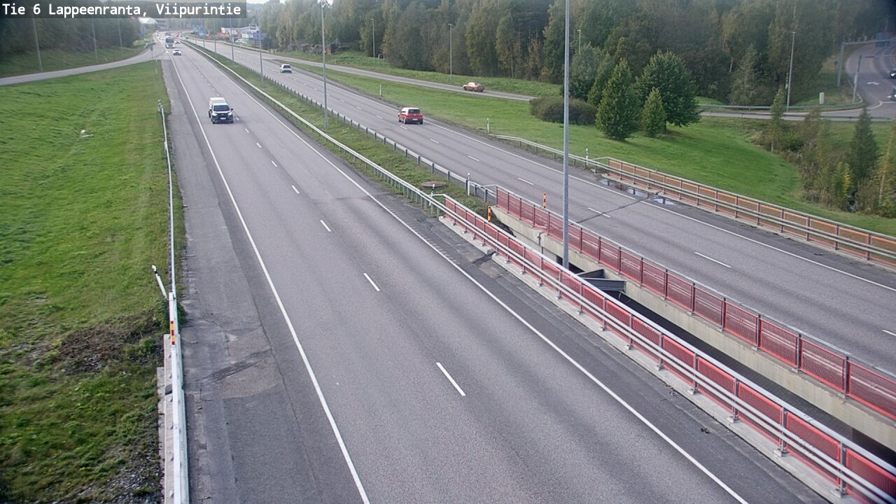 Weather Camera Image Road 6 Lappeenranta, Viipurintie, Lappeenranta, Etelä-Karjala