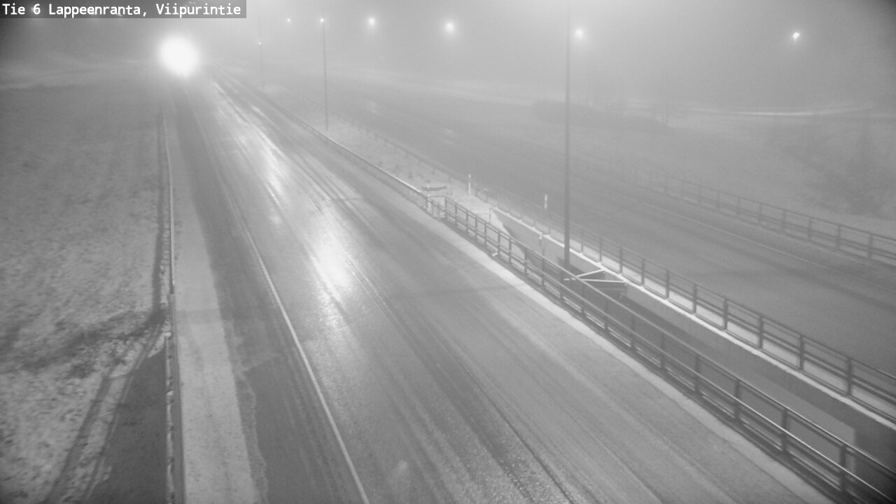 Weather Camera Image Väg 6 Villmanstrand, Viipurintie, Lappeenranta, Etelä-Karjala