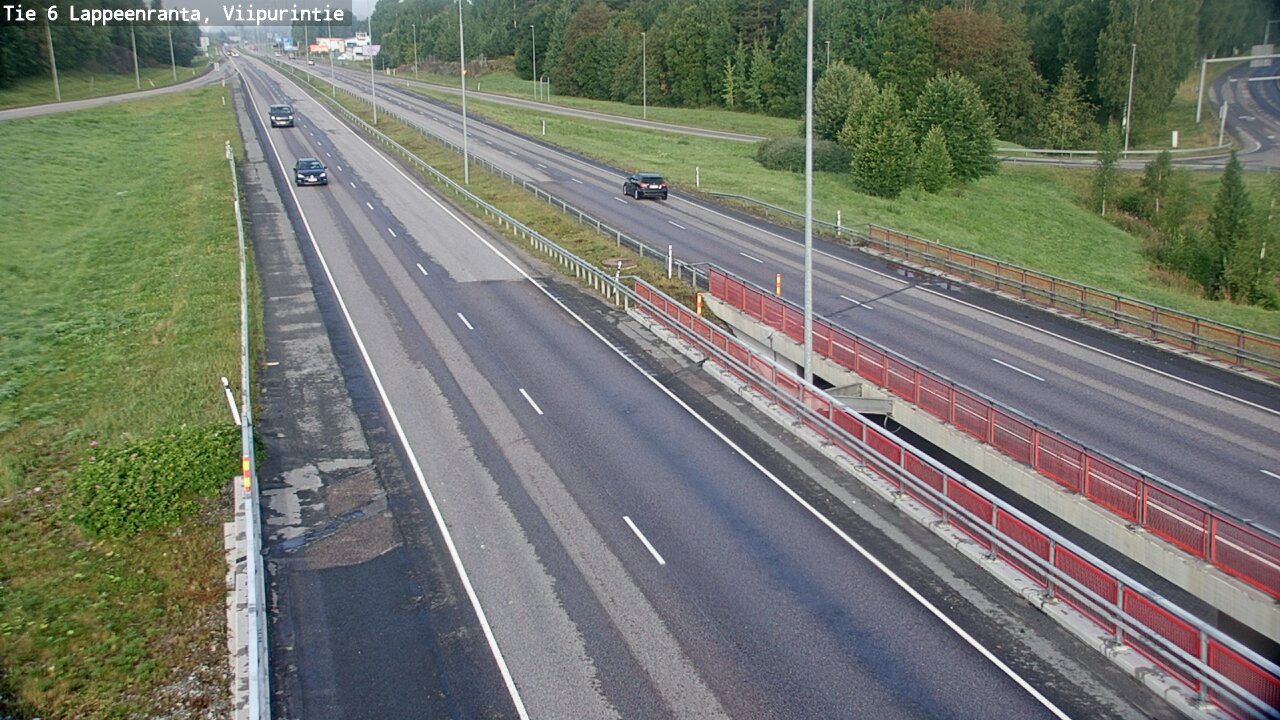 Weather Camera Image Road 6 Lappeenranta, Viipurintie, Lappeenranta, Etelä-Karjala