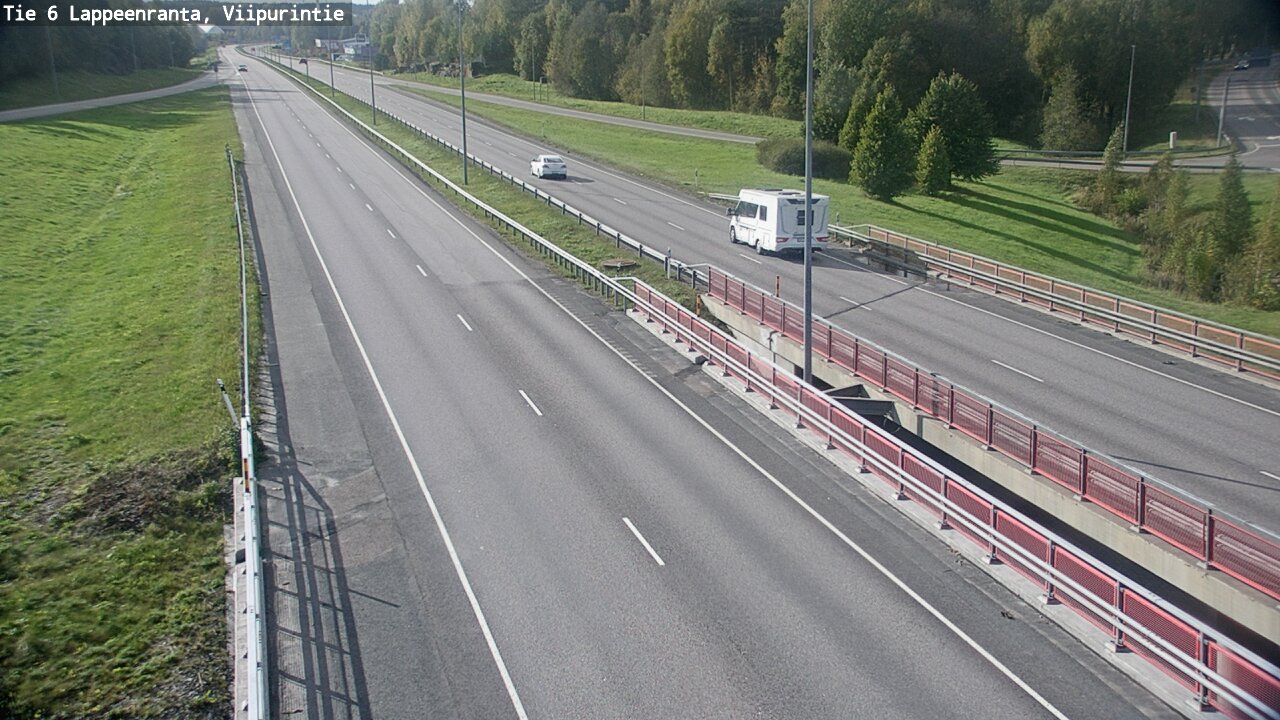Weather Camera Image Road 6 Lappeenranta, Viipurintie, Lappeenranta, Etelä-Karjala