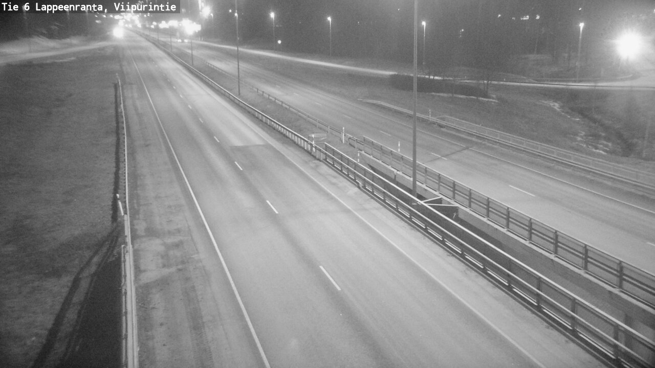 Weather Camera Image Road 6 Lappeenranta, Viipurintie, Lappeenranta, Etelä-Karjala