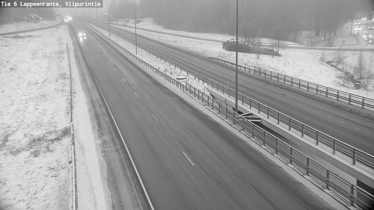 Weather Camera Image Väg 6 Villmanstrand, Viipurintie, Lappeenranta, Etelä-Karjala