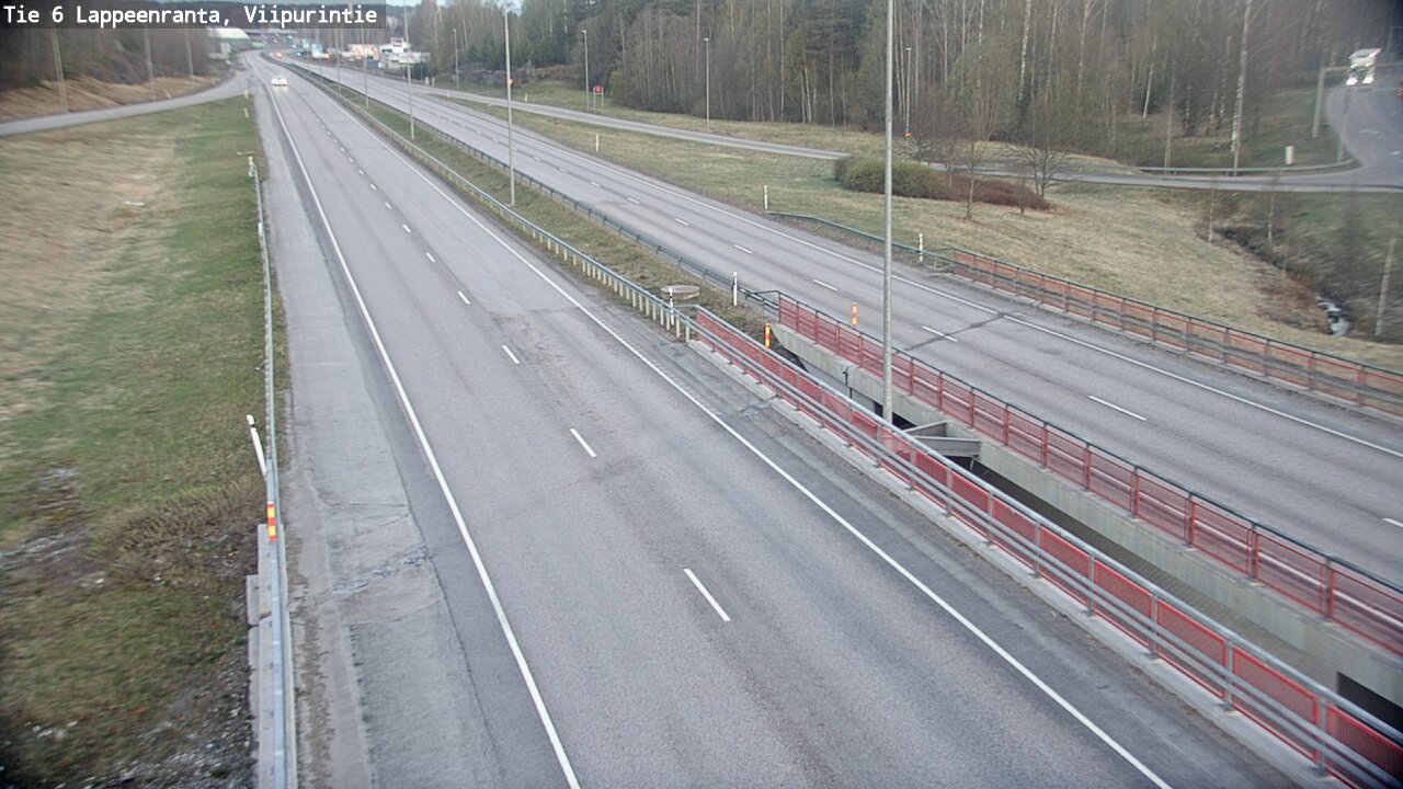 Weather Camera Image Road 6 Lappeenranta, Viipurintie, Lappeenranta, Etelä-Karjala