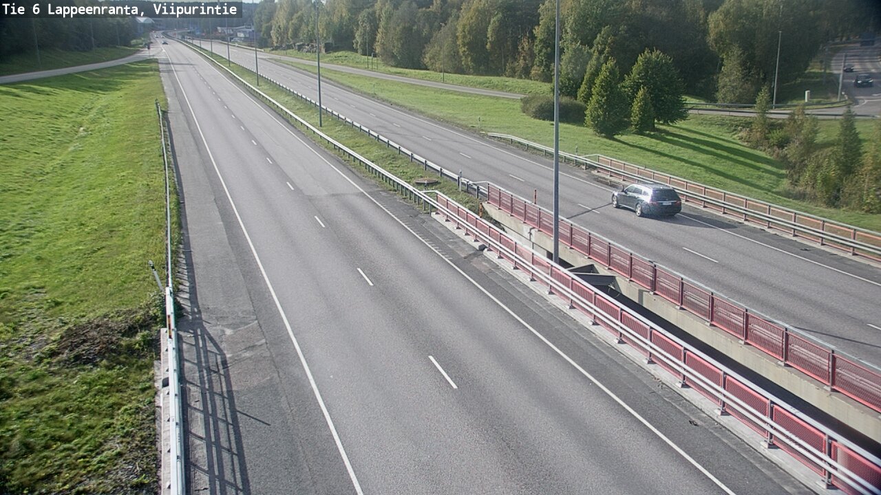 Weather Camera Image Road 6 Lappeenranta, Viipurintie, Lappeenranta, Etelä-Karjala