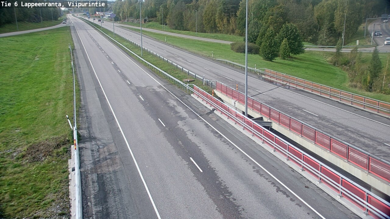 Weather Camera Image Road 6 Lappeenranta, Viipurintie, Lappeenranta, Etelä-Karjala