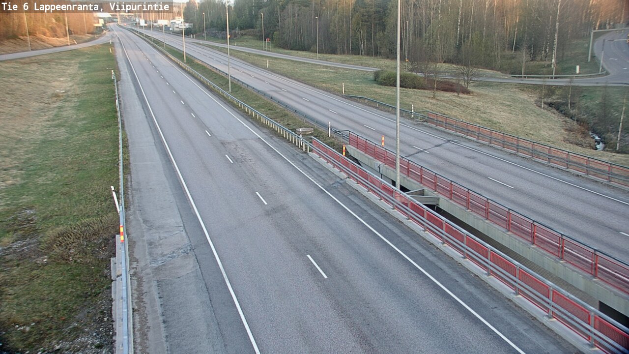 Weather Camera Image Road 6 Lappeenranta, Viipurintie, Lappeenranta, Etelä-Karjala