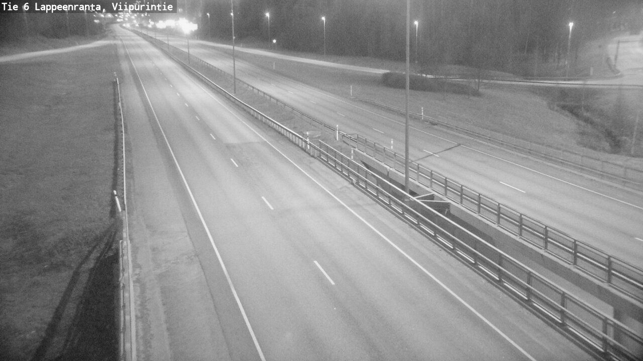 Weather Camera Image Road 6 Lappeenranta, Viipurintie, Lappeenranta, Etelä-Karjala