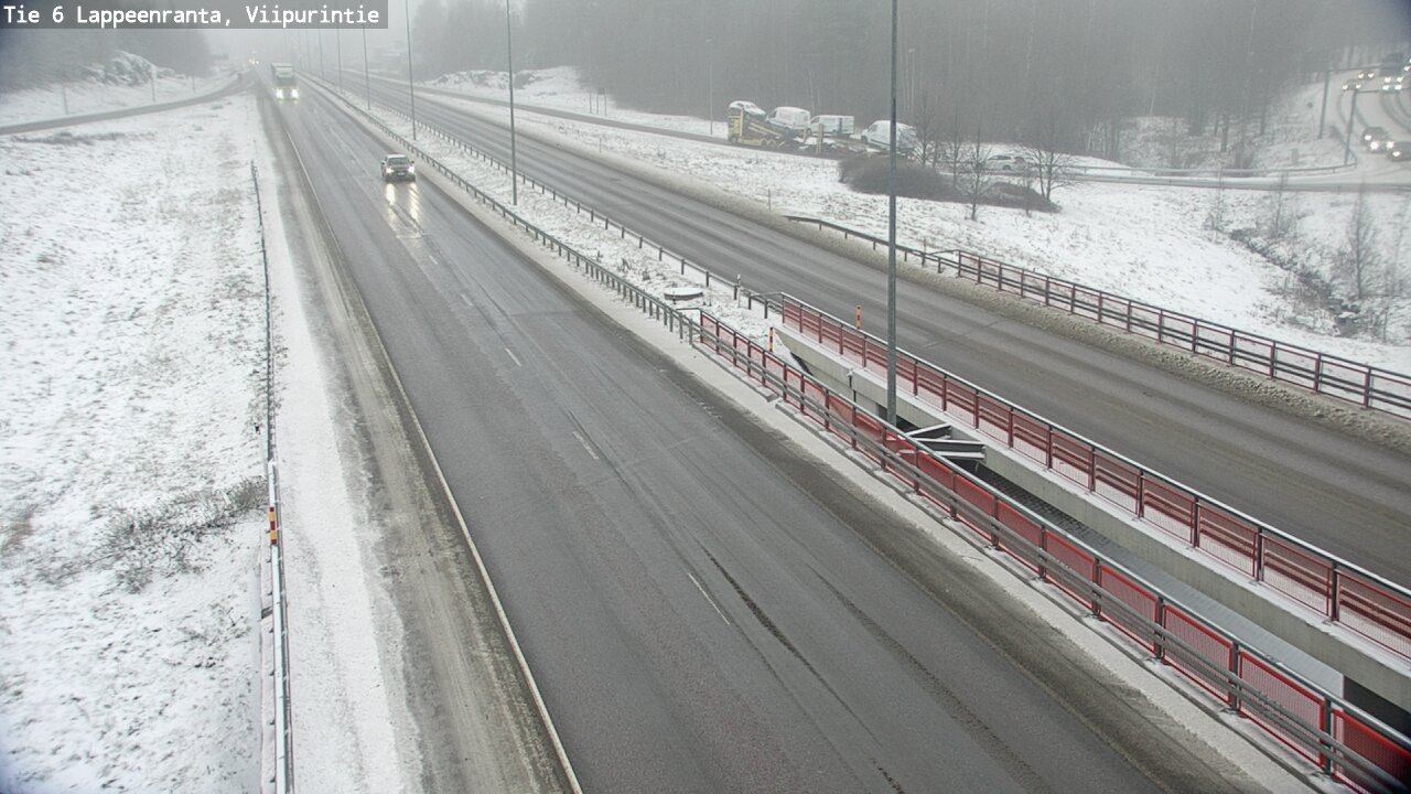Weather Camera Image Väg 6 Villmanstrand, Viipurintie, Lappeenranta, Etelä-Karjala