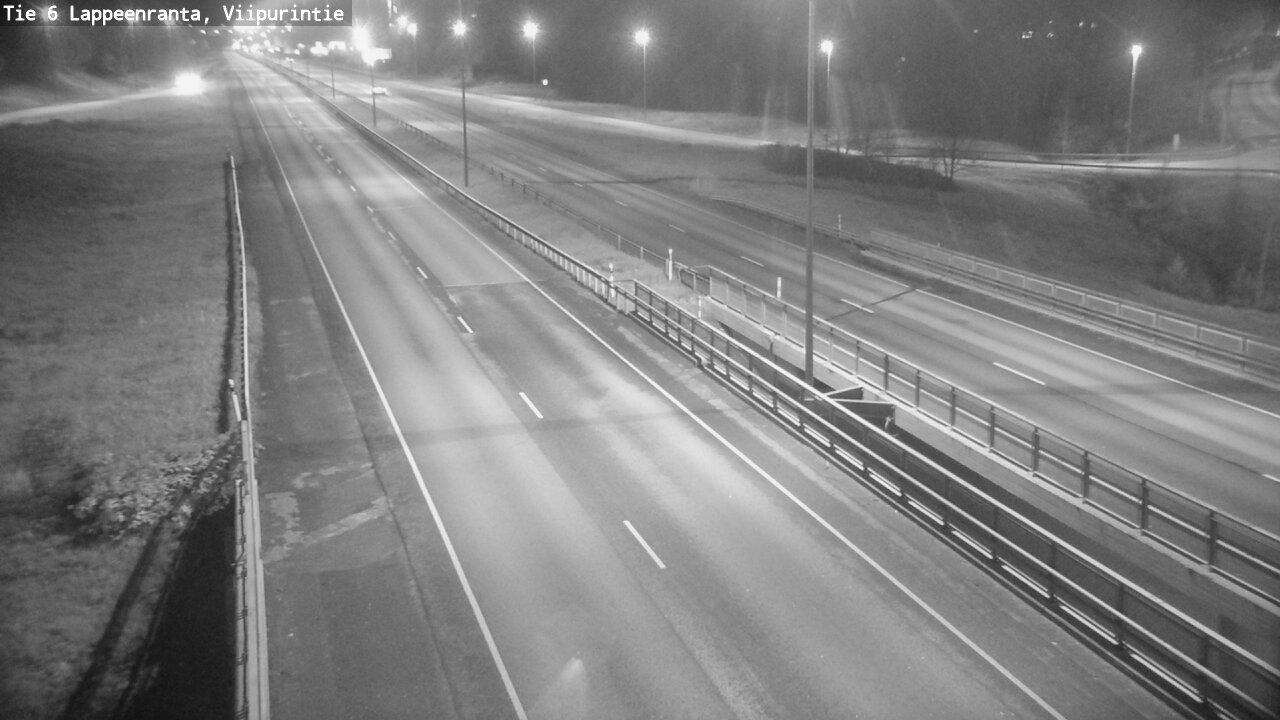Weather Camera Image Väg 6 Villmanstrand, Viipurintie, Lappeenranta, Etelä-Karjala