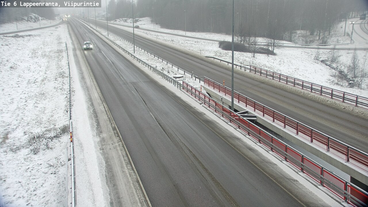Weather Camera Image Väg 6 Villmanstrand, Viipurintie, Lappeenranta, Etelä-Karjala