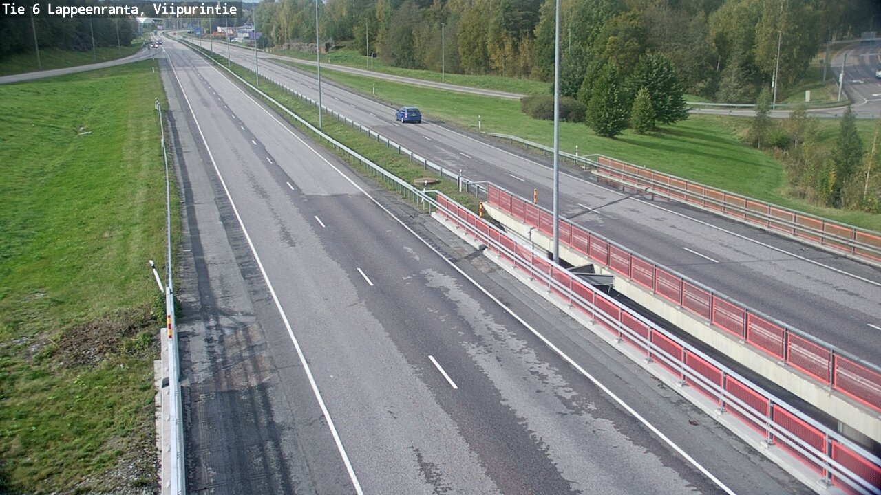 Weather Camera Image Road 6 Lappeenranta, Viipurintie, Lappeenranta, Etelä-Karjala