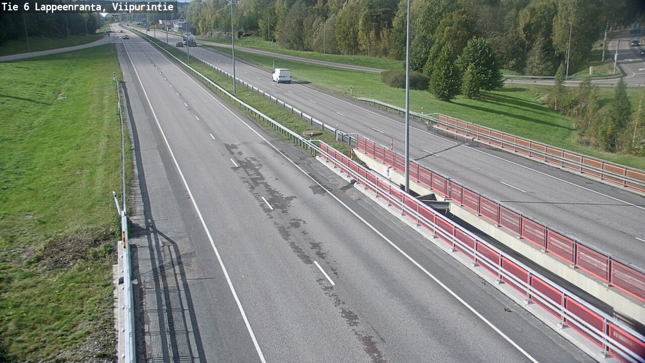 Weather Camera Image Road 6 Lappeenranta, Viipurintie, Lappeenranta, Etelä-Karjala