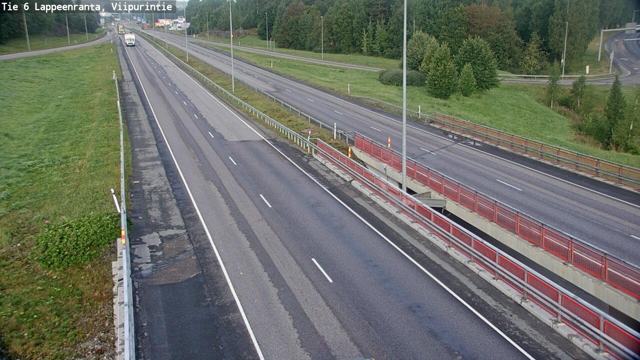 Weather Camera Image Road 6 Lappeenranta, Viipurintie, Lappeenranta, Etelä-Karjala