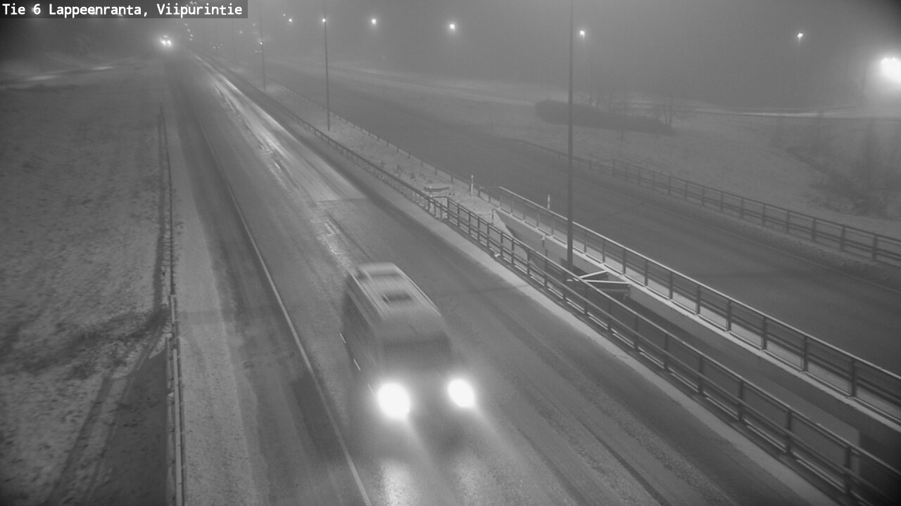 Weather Camera Image Väg 6 Villmanstrand, Viipurintie, Lappeenranta, Etelä-Karjala