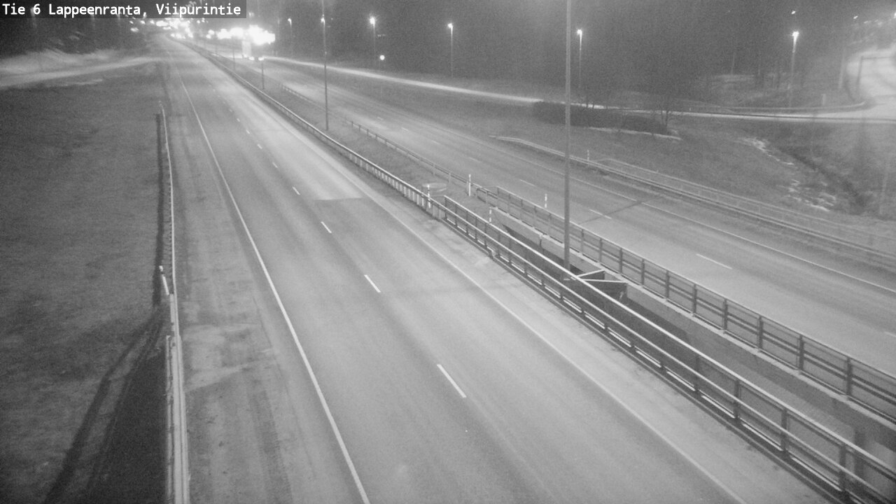 Weather Camera Image Road 6 Lappeenranta, Viipurintie, Lappeenranta, Etelä-Karjala