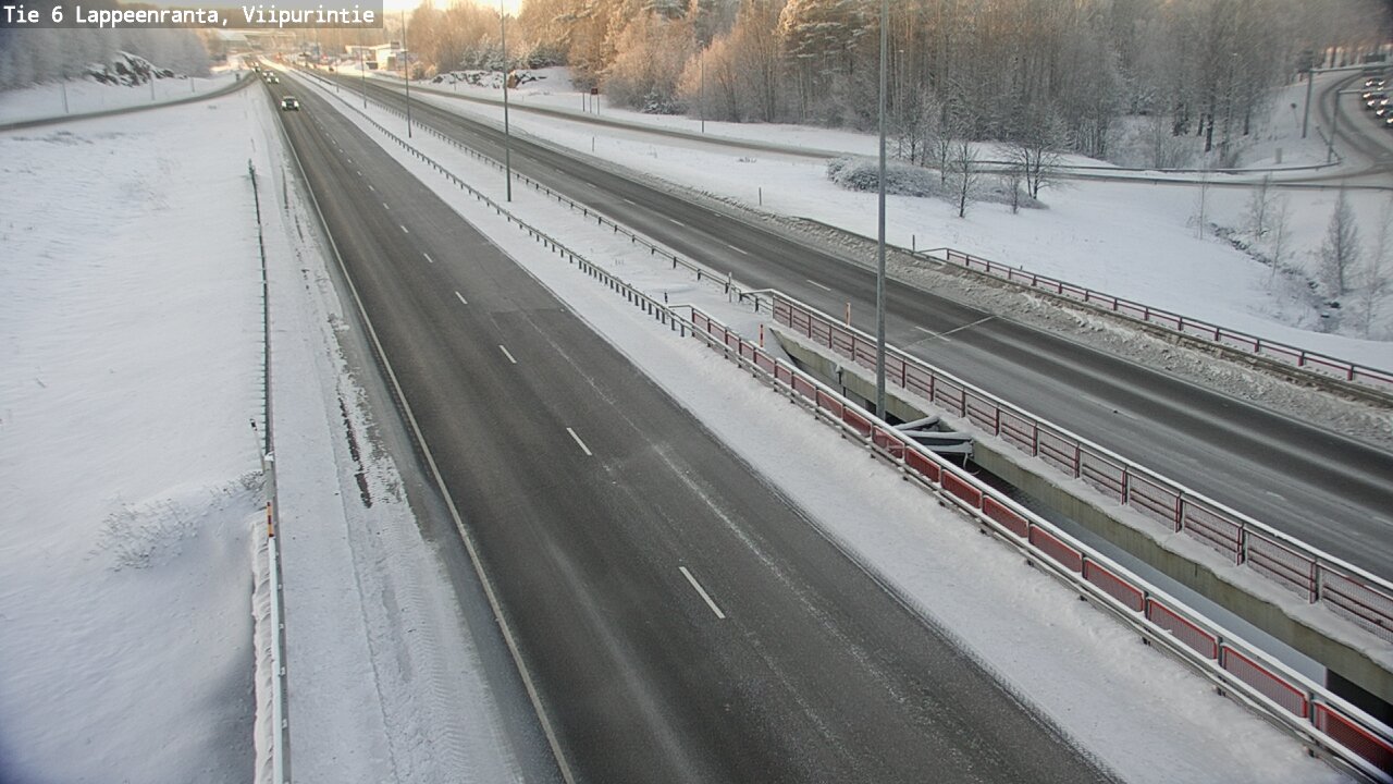 Weather Camera Image Väg 6 Villmanstrand, Viipurintie, Lappeenranta, Etelä-Karjala