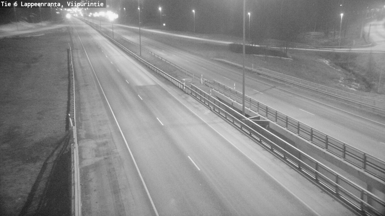 Weather Camera Image Road 6 Lappeenranta, Viipurintie, Lappeenranta, Etelä-Karjala